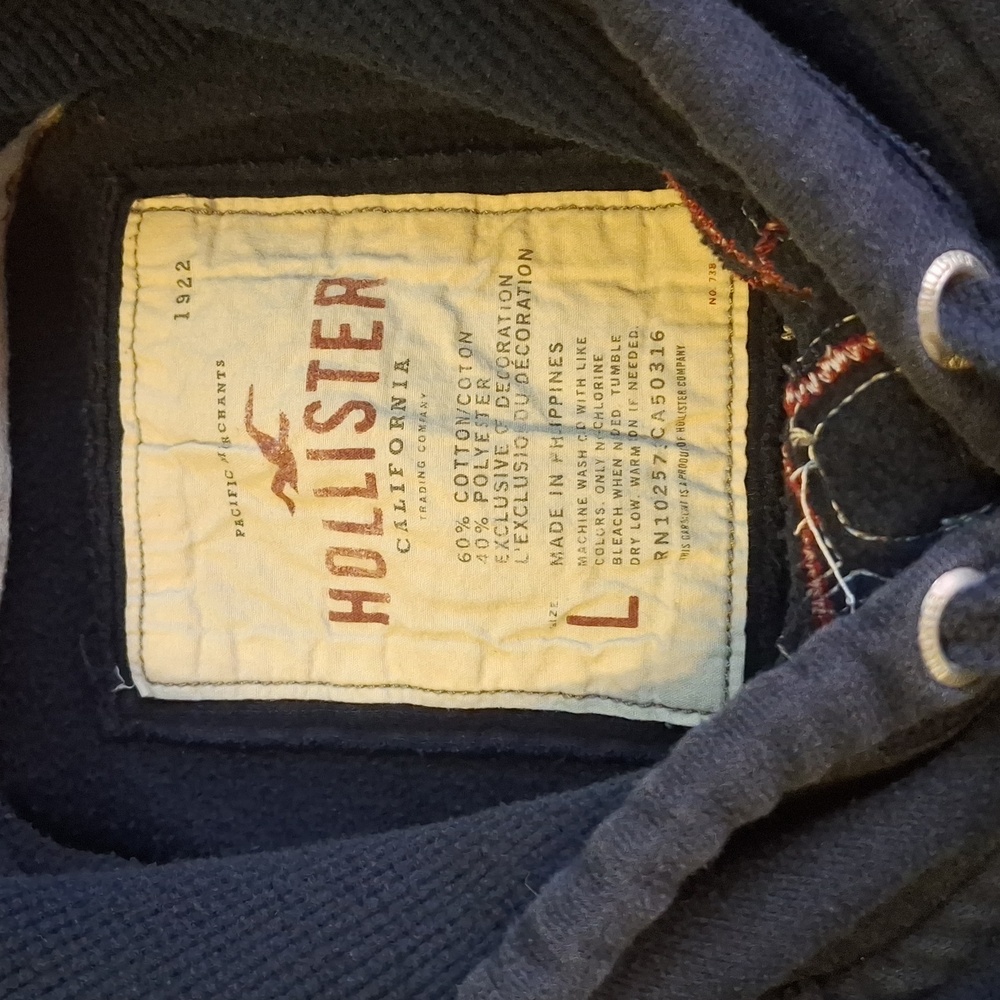 π€ FINAL DROP! Hollister Hoodie w/ Embroidered Logo - Picture 4 of 5